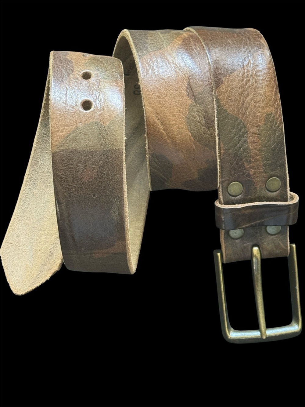 Brave Camouflage Leather Belt